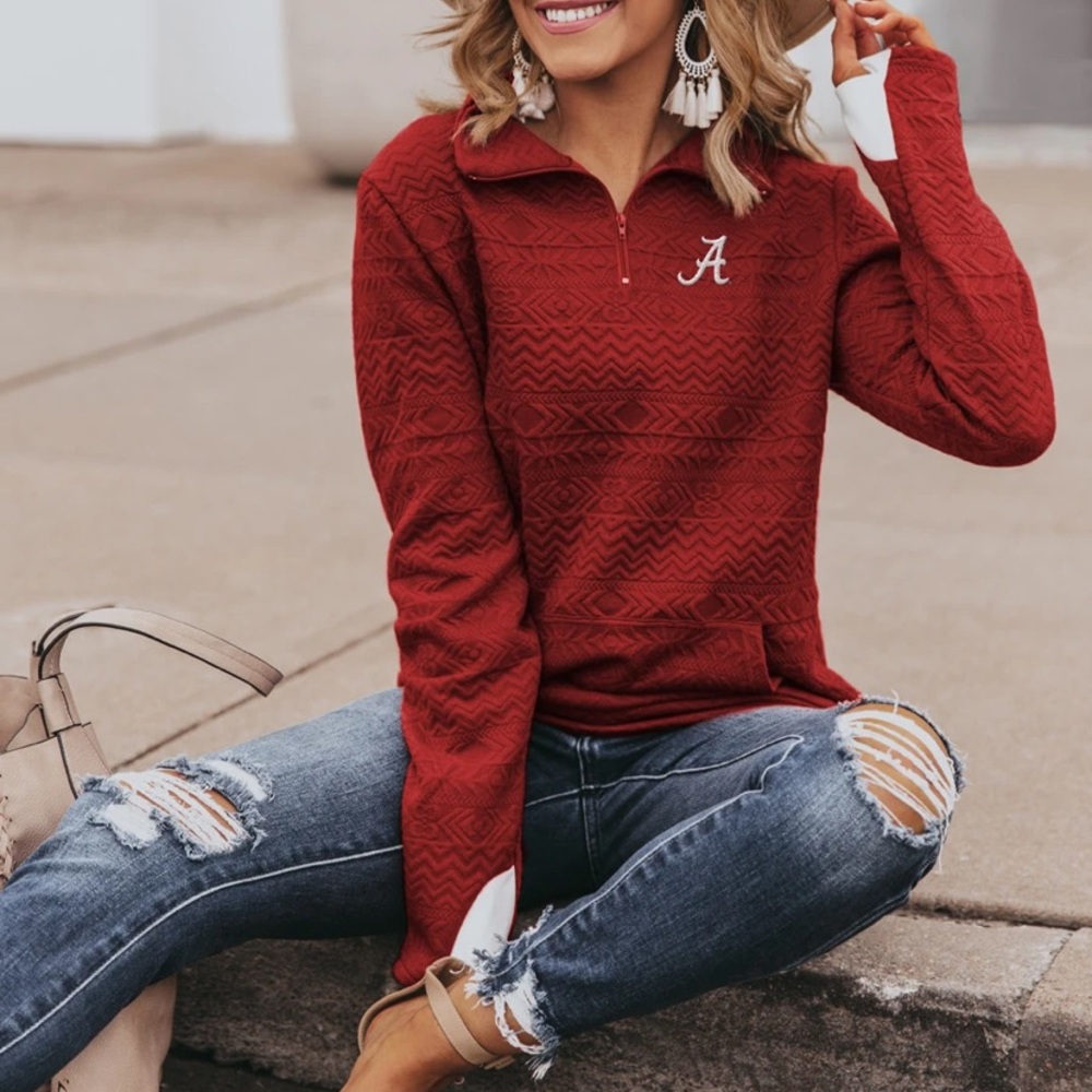 Alabama Crimson Tide Quilted pullover